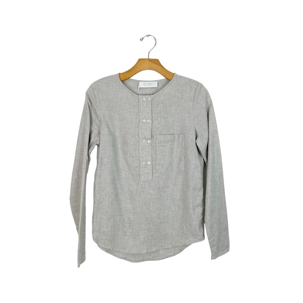 By-Bar Amsterdam Cotton Popover Shirt Size Small NWT